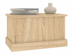 Caja de almacenaje roble Sonoma 50x30x28 cm madera de ingeniería^vidaxl Online