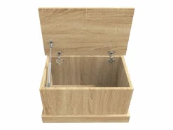 Caja de almacenaje roble Sonoma 50x30x28 cm madera de ingeniería^vidaxl Online