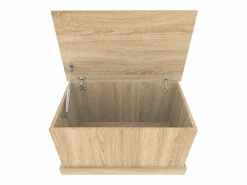 vidaxl Caja de almacenaje roble Sonoma 70x40x38 cm madera de ingeniería Color natural claro Sale