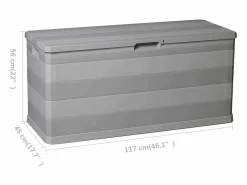 Armario De Jardín|Caja de almacenamiento de jardín 117x45x56 cm