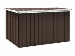 Caja de almacenamiento de jardín Marrón 149x99x93 cm Marru00f3n Sale