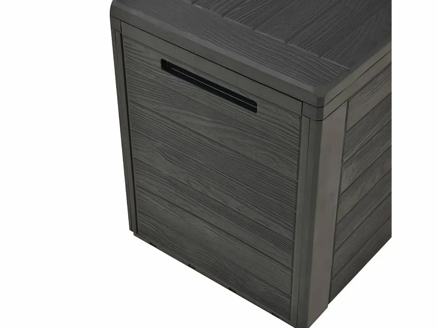 vidaxl Caja de almacenamiento de jardín 116x44x55 cm Gris antracita