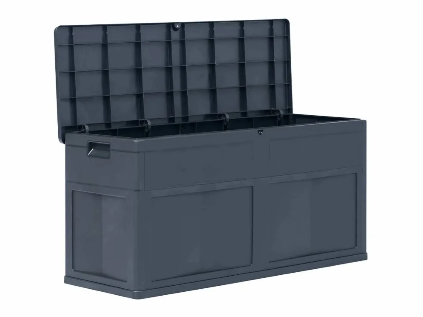 Caja de almacenamiento de jardín 320 L ES708138^ Sale