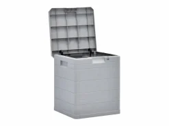 Baúl De Jardín|Caja de almacenamiento de jardín 90 L claro ES365125