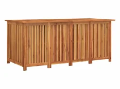 Armario De Jardín|Caja de almacenamiento de jardín 175x80x75 cm madera maciza de acacia