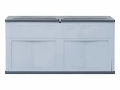 Baúl De Jardín|Caja de almacenamiento de jardín 320 L y negro ES808998