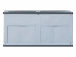 Baúl De Jardín|Caja de almacenamiento de jardín 320 L y negro ES808998
