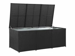 Armario De Jardín|Caja de almacenamiento de jardín Resina mimbre 180x90x70 cm