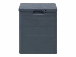 Caja de almacenamiento de jardín 90 L ES721044 Gris antracita