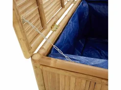 Caja de almacenamiento de jardín 60x52x55 cm Bambú Marru00f3n Hot