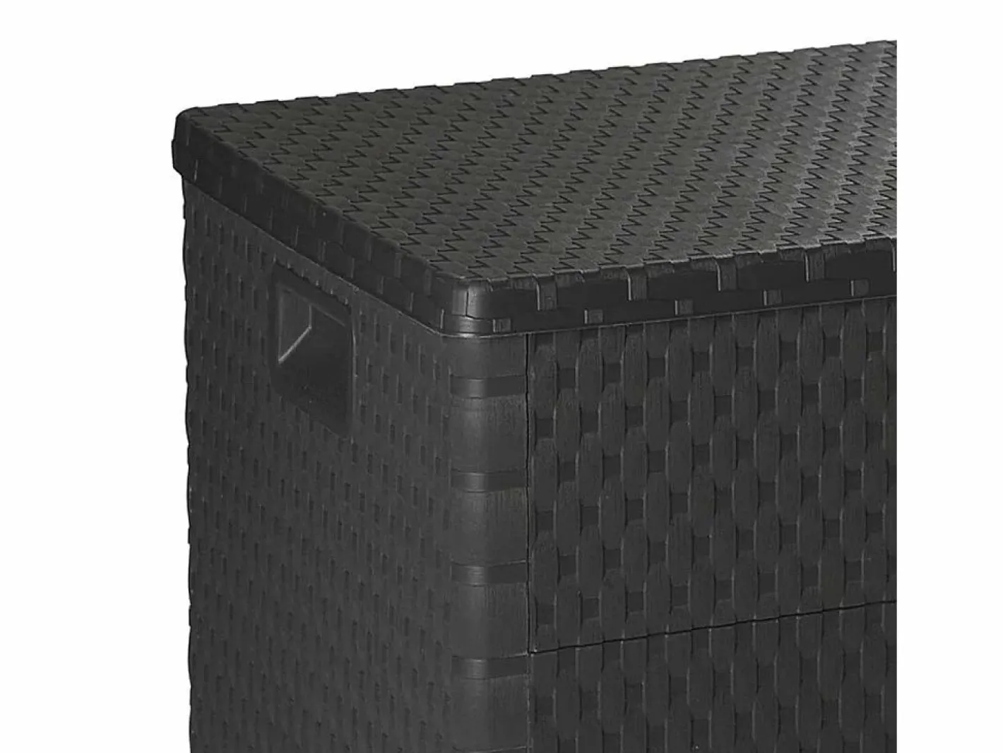 Armario De Jardín|Caja de almacenamiento de jardín Antracita 120x56x63 cm PP Ratán