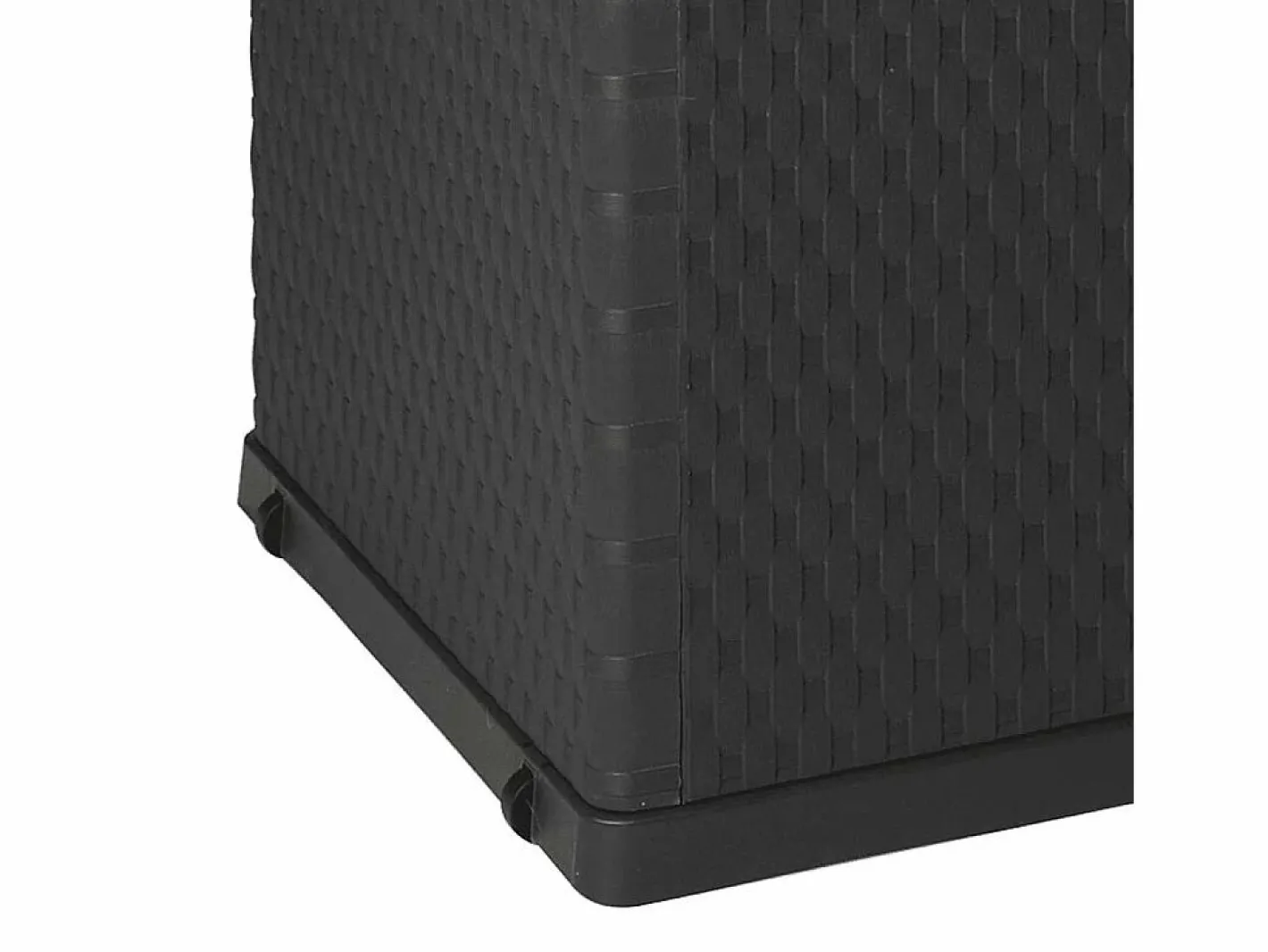 Armario De Jardín|Caja de almacenamiento de jardín Antracita 120x56x63 cm PP Ratán