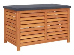 Armario De Jardín|Caja de almacenamiento de jardín 60x50x55 cm madera de eucalipto