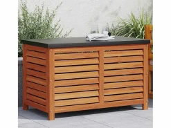 Armario De Jardín|Caja de almacenamiento de jardín 60x50x55 cm madera de eucalipto