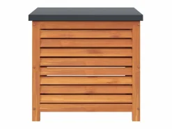Armario De Jardín|Caja de almacenamiento de jardín 60x50x55 cm madera de eucalipto
