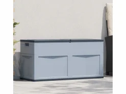 Armario De Jardín|Caja de almacenamiento para jardín 320 L Negro