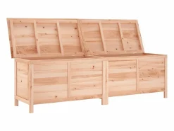 Armario De Jardín|Caja de almacenamiento para jardín 198,5x50x56,5 cm madera maciza de abeto