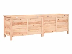 Armario De Jardín|Caja de almacenamiento para jardín 198,5x50x56,5 cm madera maciza de abeto