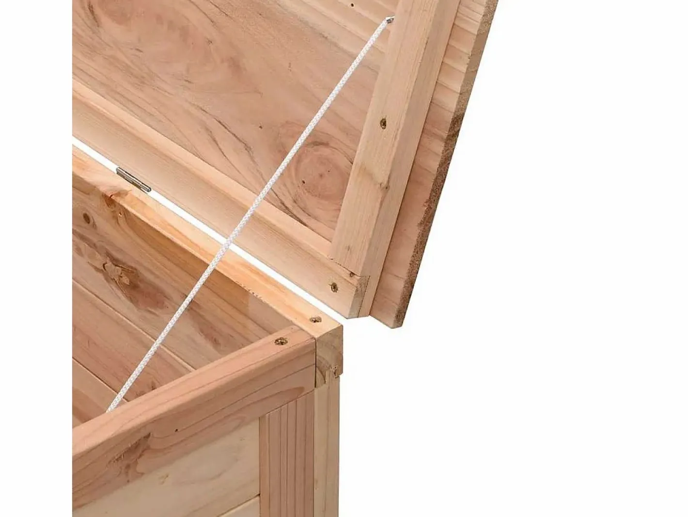 Armario De Jardín|Caja de almacenamiento para jardín 198,5x50x56,5 cm madera maciza de abeto