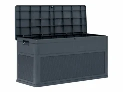 Caja de almacenamiento para jardín 320 L Antracita Gris Clearance