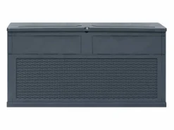 Caja de almacenamiento para jardín 320 L Antracita Gris Clearance