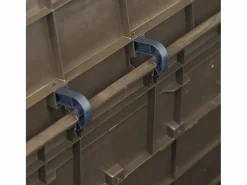 Caja de almacenamiento para jardín marrón de 280 l Marru00f3n Outlet