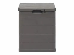 Caja de almacenamiento para jardín marrón de 90 l Marru00f3n Outlet