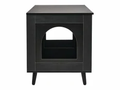 Caja de Arena para Gatos SucceBuy, Muebles Ocultos de Madera con 2 Habitaciones, Color^ Sale
