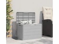 Armario De Jardín|Caja de cojín para exterior 77,5x44,5x53 cm polipropileno