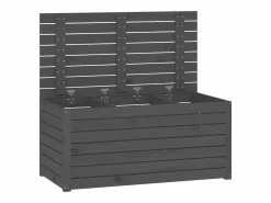 Caja de jardín 101x50,5x46,5 cm madera maciza de pino^ Clearance