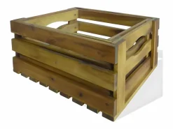 Caja de manzanas de jardín para plantar de madera de acacia^Clicnbuy Best