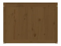 Caja de ropa marrón miel 88,5x44x66 cm Madera maciza de pino Marru00f3n Best