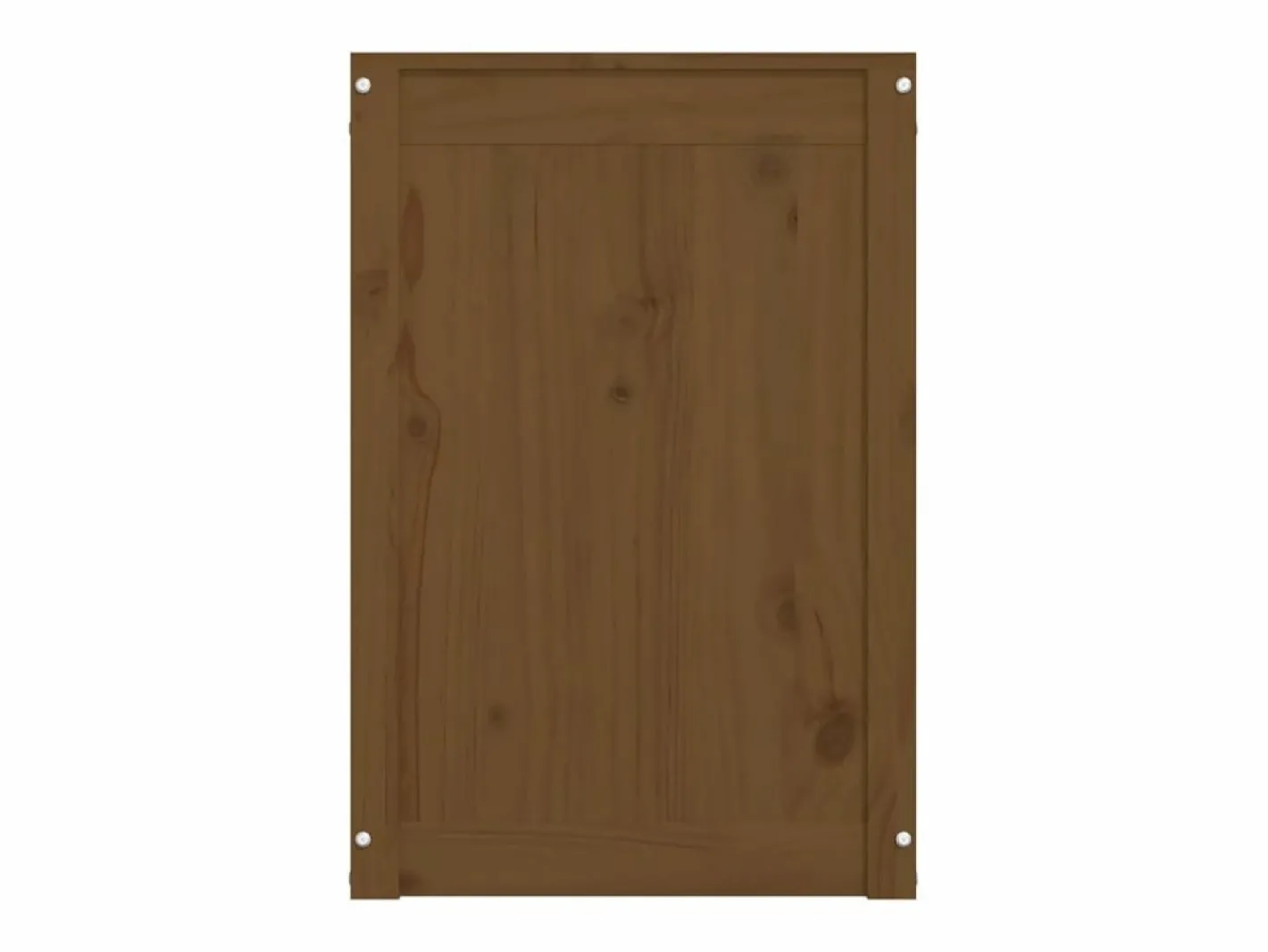 Caja de ropa marrón miel 88,5x44x66 cm Madera maciza de pino Marru00f3n Best