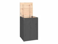 Cesto De Ropa|Caja de ropa sucia 44x44x66 cm Madera maciza de pino