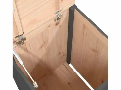 Cesto De Ropa|Caja de ropa sucia 44x44x66 cm Madera maciza de pino