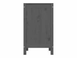 Caja de ropa sucia 44x44x76 cm Madera maciza de pino^ New