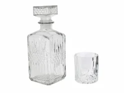 Cook Concept Accesorios Para Vino Y Bar|Caja de whisky con botella y 4 vasos