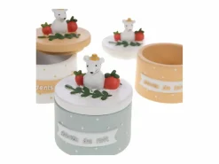 Caja dientes de leche pack 3 Gabrielle 6x5x5 cm Blanco Outlet