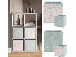 Caja plegable turquesa 30x30x30^Vicco Sale