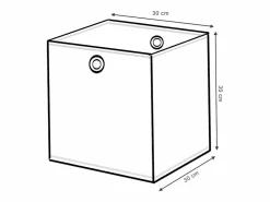 Caja plegable turquesa 30x30x30^Vicco Sale