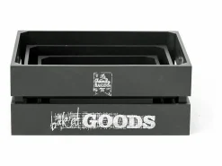Cajas Set de 3 MDF 17x28x15/32x23x12/27x18x10cm^ New