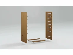 vidaxl Cajonera De Escritorio|Cajonera con ruedas MOSS madera maciza de pino