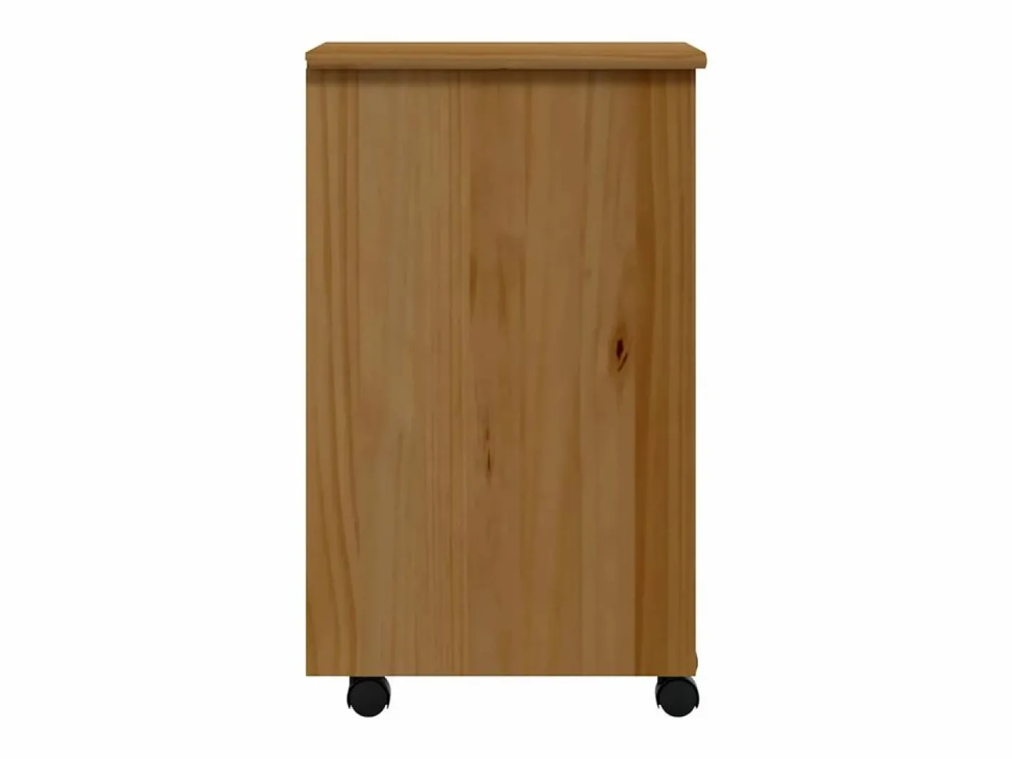 Cajonera con ruedas MOSS madera maciza pino marrón miel^vidaxl Sale