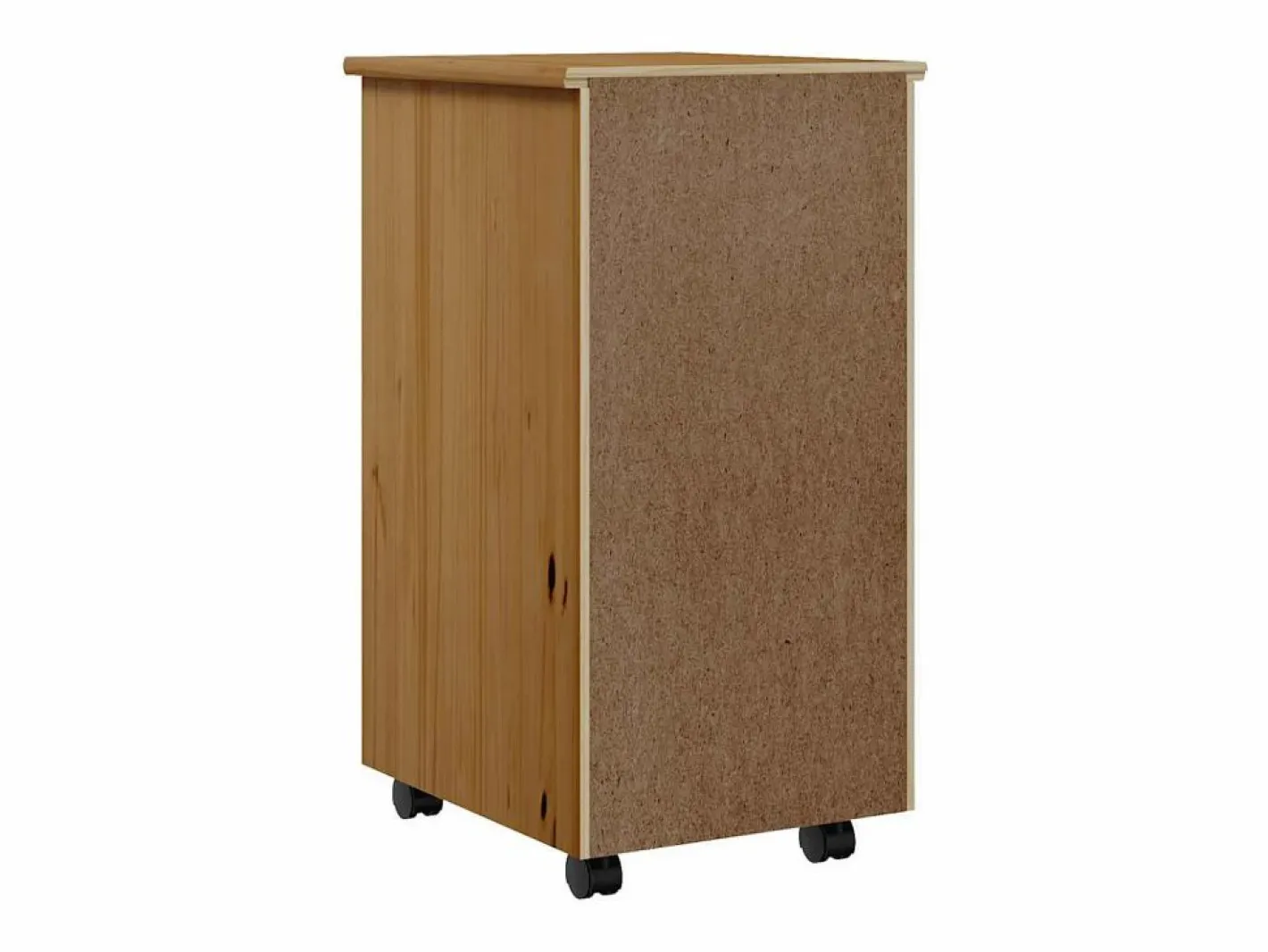 Cajonera con ruedas MOSS madera maciza pino marrón miel^vidaxl Sale