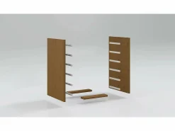 vidaxl Cajonera De Escritorio|Cajonera con ruedas MOSS madera maciza de pino