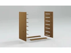 vidaxl Cajonera De Escritorio|Cajonera con ruedas y escritorio MOSS madera maciza pino