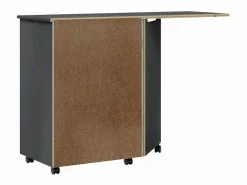 vidaxl Cajonera De Escritorio|Cajonera con ruedas y escritorio MOSS madera maciza pino