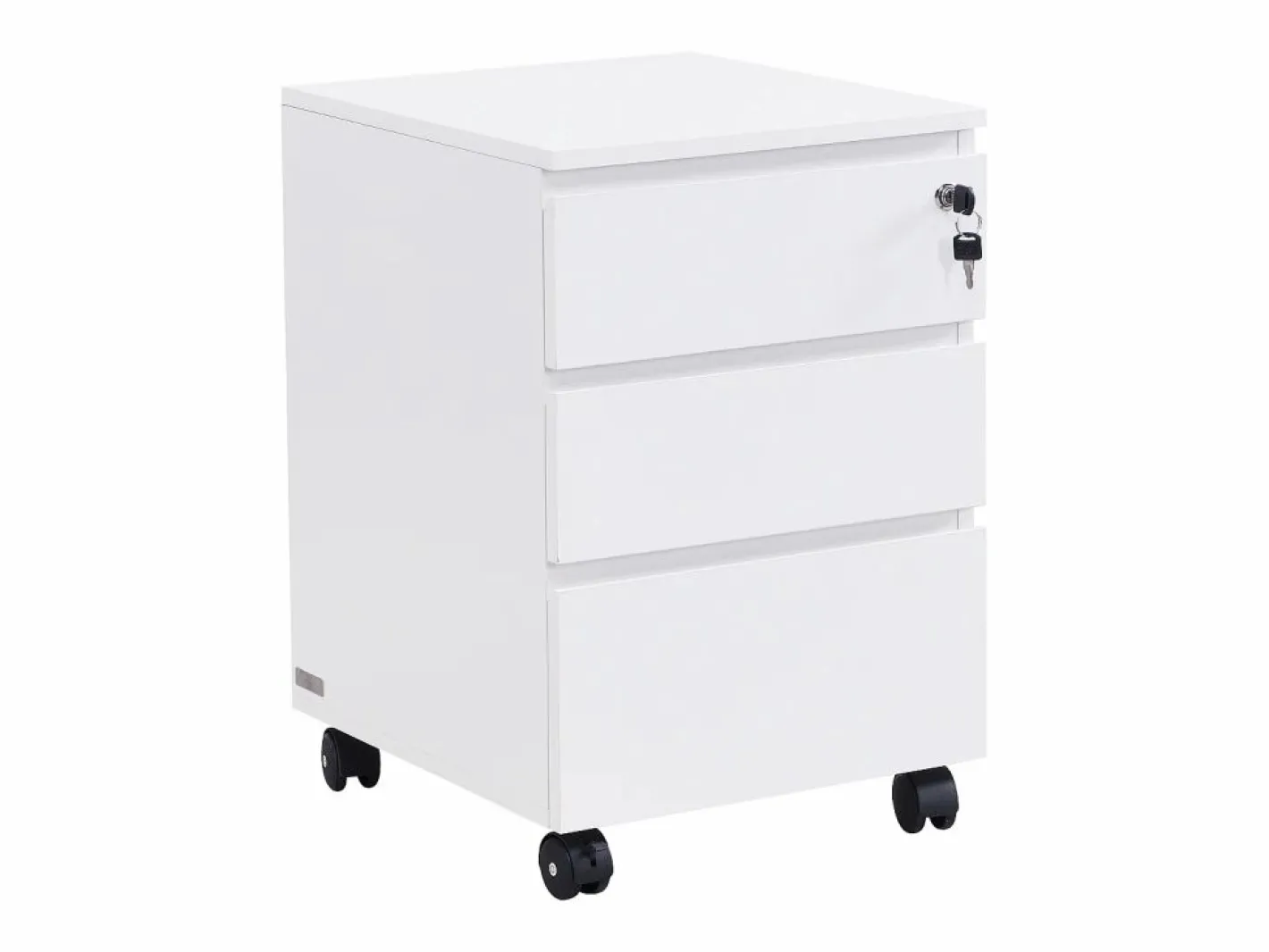 Vente-unique Cajonera De Escritorio|Cajonera de oficina con 3 cajones en color - OLBERDA