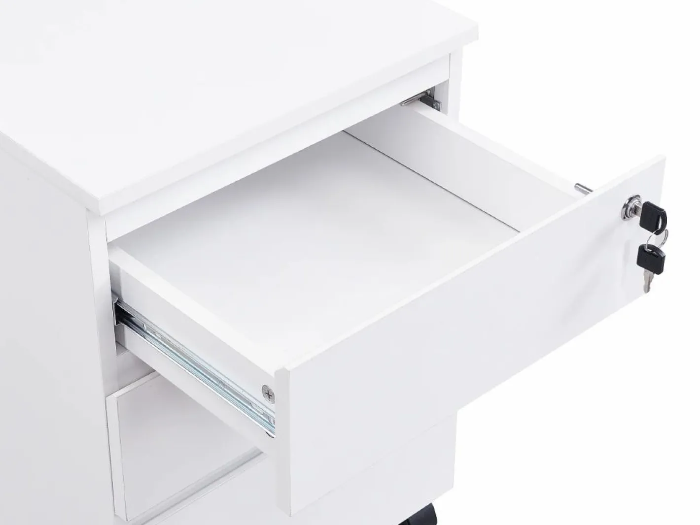 Vente-unique Cajonera De Escritorio|Cajonera de oficina con 3 cajones en color - OLBERDA