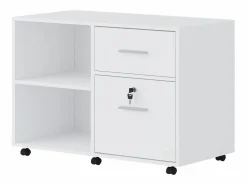 Vente-unique Cajonera De Escritorio|Cajonera de oficina con 2 cajones color - NILIKO